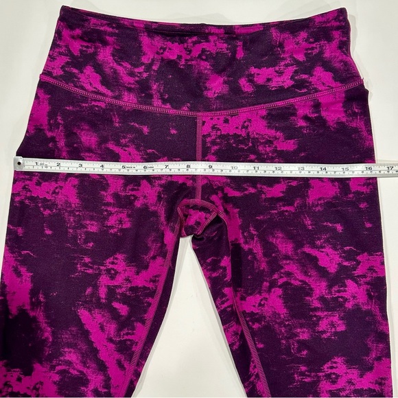 Lululemon Wunder Under Crop Leggings Tye Dye Size 6 - Picture 7 of 8